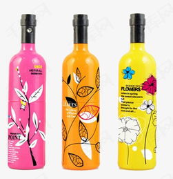 彩色酒瓶素材圖片免費下載 高清產品實物PNG資源與設計應用